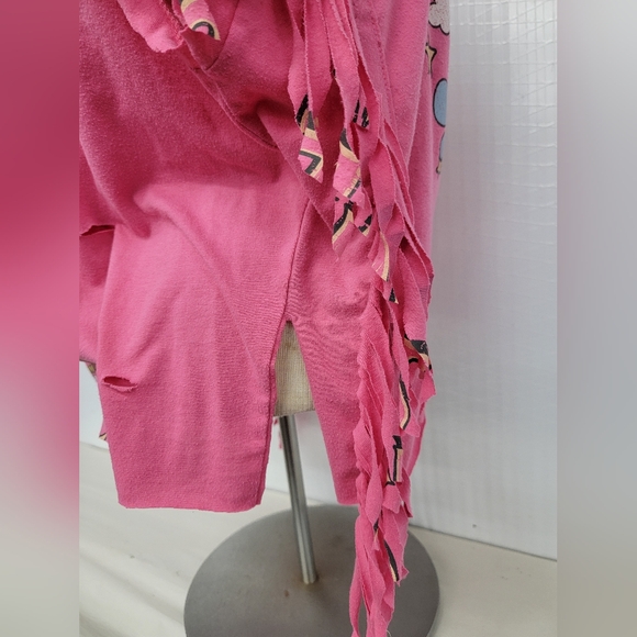 The Rolling Stones Fringe Concert Tee Upcycled - Picture 9 of 10